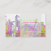 Carte De Visite PixDezines urbain grunge lakeshore couleur run (Dos)