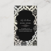 Carte De Visite PixDezines Vendome Damask (Dos)