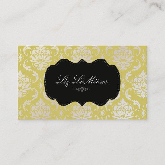 Carte De Visite PixDezines Vendome Damask (Devant)