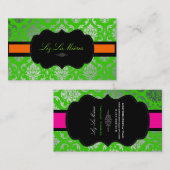 Carte De Visite PixDezines Vendome Damask (Devant / Derrière)