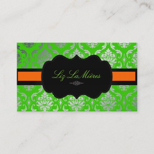 Carte De Visite PixDezines Vendome Damask (Devant)