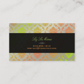 Carte De Visite PixDezines vendome damask/couleur agrumes (Dos)