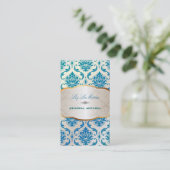 Carte De Visite PixDezines vendome damask/paon color (Debout devant)