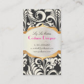 Carte De Visite PixDezines vintage bélilissimo damask (Dos)