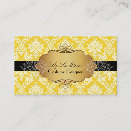 Carte De Visite PixDezines vintage la paloma damask (Devant)