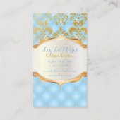 Carte De Visite PixDezines vintage lys damask (Dos)