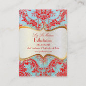 Carte De Visite PixDezines vintage natasha damask (Dos)
