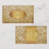 Carte De Visite PixDezines vintage piqué damask (Devant / Derrière)