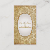 Carte De Visite PixDezines vintage piqué damask (Dos)