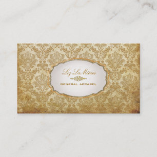 Carte De Visite PixDezines vintage piqué damask