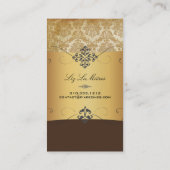 Carte De Visite PixDezines vintage piqué damask (Dos)