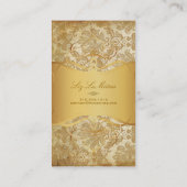 Carte De Visite PixDezines vintage piqué damask (Dos)