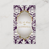 Carte De Visite PixDezines vintage versailles damask (Dos)