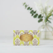 Carte De Visite PixDezines vintage versailles damask (Debout devant)