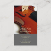 Carte De Visite PixDezines Violon/do-it-yourself couleur/carte de (Dos)