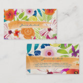 Carte De Visite PixDezines wailea/do-it-yourself arrière - plan (Devant / Derrière)