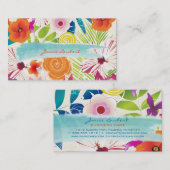 Carte De Visite PixDezines wailea/do-it-yourself arrière - plan (Devant / Derrière)