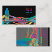 Carte De Visite PixDezines Wave Crest Hawaï ♥♥♥♥♥ (Devant / Derrière)
