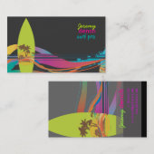 Carte De Visite PixDezines Wave Crest Hawaii ♥ ♥ ♥ ♥ (Devant / Derrière)