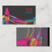 Carte De Visite PixDezines Wave Crest Hawaii ♥ ♥ ♥ ♥ (Devant / Derrière)