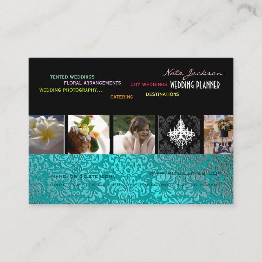 Carte De Visite PixDezines wedding planners/do-it-yourself couleur (Devant)