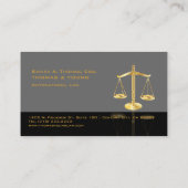 Carte De Visite PixDezines WHITE+GRAY ATTORNEYS/DO-IT-YOURSELF COU (Dos)