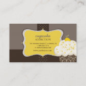 Carte De Visite PixDezines zeste citron cupcake/pâtisserie (Dos)