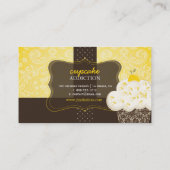 Carte De Visite PixDezines zeste citron cupcake/pâtisserie (Dos)