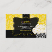 Carte De Visite PixDezines zeste citron cupcake/pâtisserie (Dos)