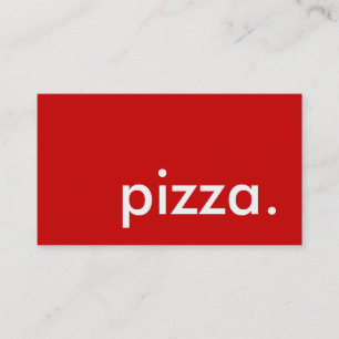 Carte De Visite pizza