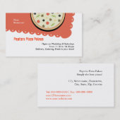 Carte De Visite Pizza (Devant / Derrière)