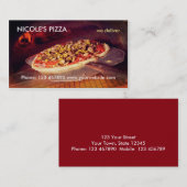 Carte De Visite Pizza (Devant / Derrière)