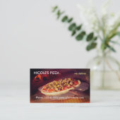 Carte De Visite Pizza (Debout devant)