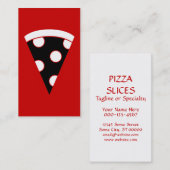 Carte De Visite pizza (Devant / Derrière)