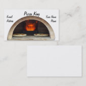 Carte De Visite Pizza cuite au four par four délicieux (Devant / Derrière)