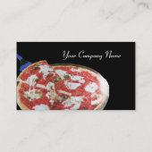 Carte De Visite PIZZA PARTY CUISINE ITALIENNE, RESTAURANT, rouge n (Dos)