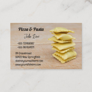 Carte de visite Pizza & Pasta Design 3