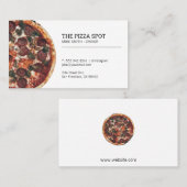 Carte De Visite Pizza Shop (Devant / Derrière)