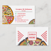 Carte de visite Pizza Shop (Devant / Derrière)