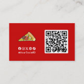 Carte De Visite Pizza slice (Dos)