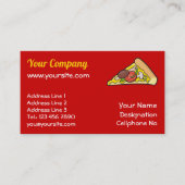 Carte De Visite Pizza slice (Devant)