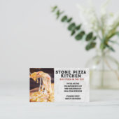 Carte De Visite Pizza Slice Pull | Restaurant (Debout devant)