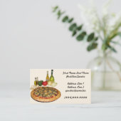 Carte De Visite Pizzeria (Debout devant)