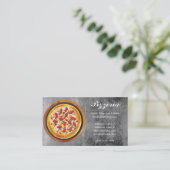 Carte De Visite Pizzeria (Debout devant)