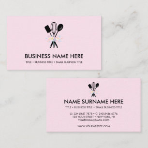 Carte De Visite pizzeria de patisserie de cuisine de boulangerie m