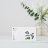 Carte De Visite Placez vos paris (Debout devant)