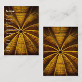 Carte De Visite Plafond en bois de fleur (Devant / Derrière)