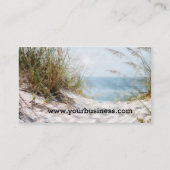 Carte de visite plage (Devant)