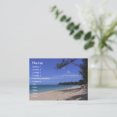 Carte De Visite Plage (Debout devant)
