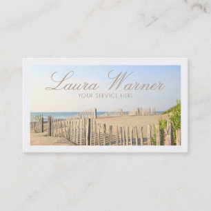 Carte De Visite Plage